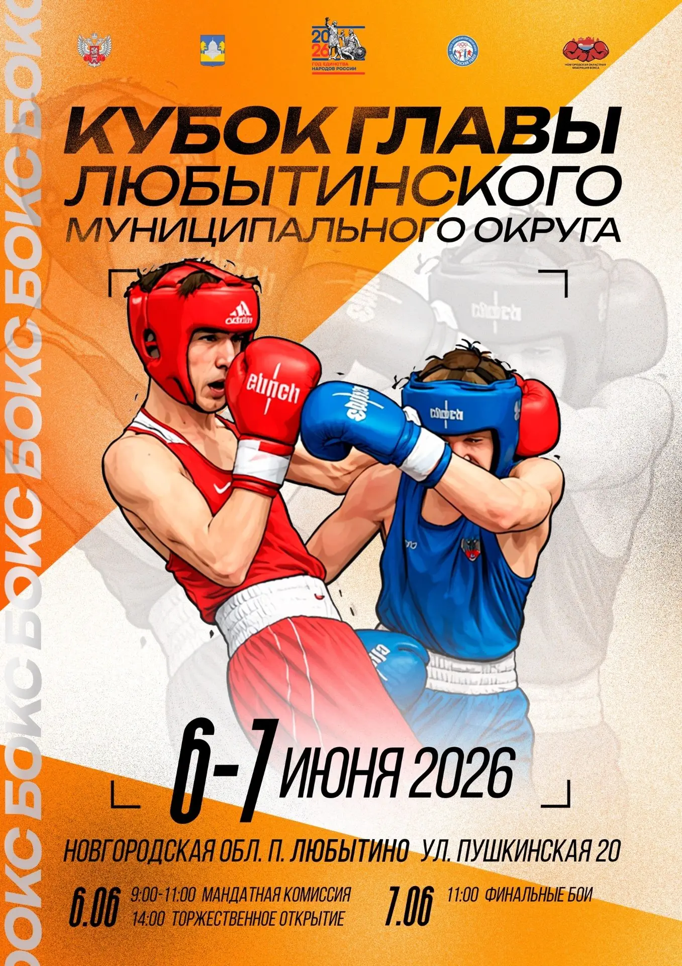 КУБОК ГЛАВЫ ОКРУГА ПО БОКСУ!