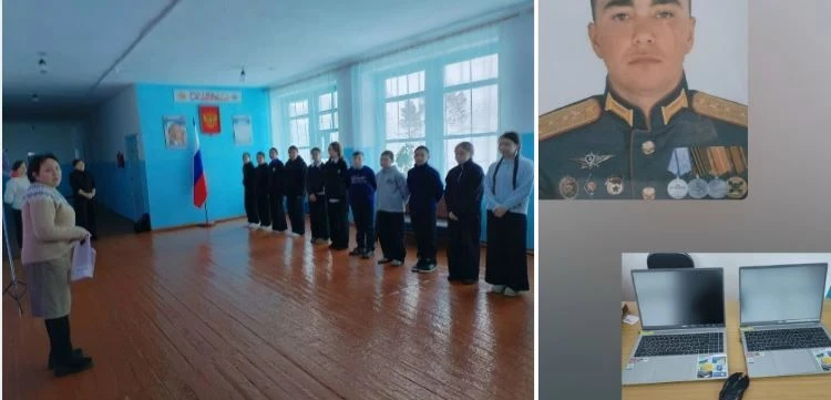 🗓️В нашей школе прошла линейка с родителями нашего выпускника Алимова А. А., погибшего...