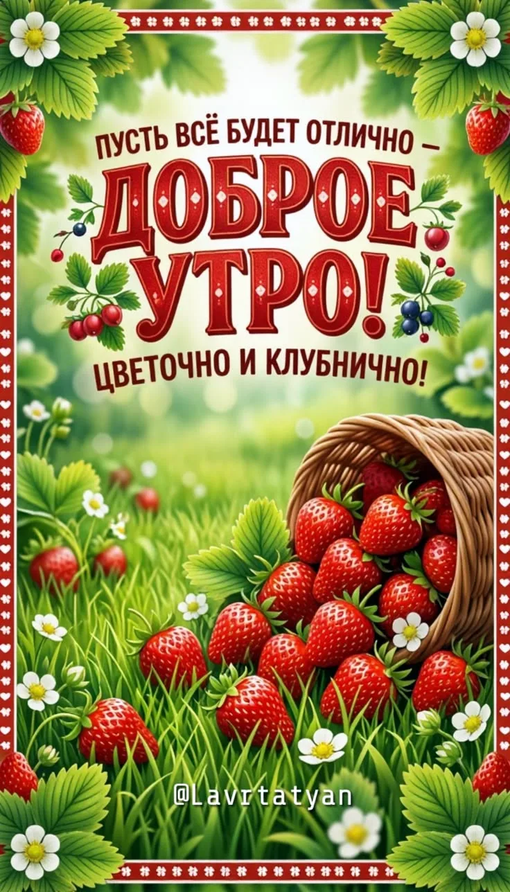 🌞🎉 Желаем бодрого утра и замечательного дня!