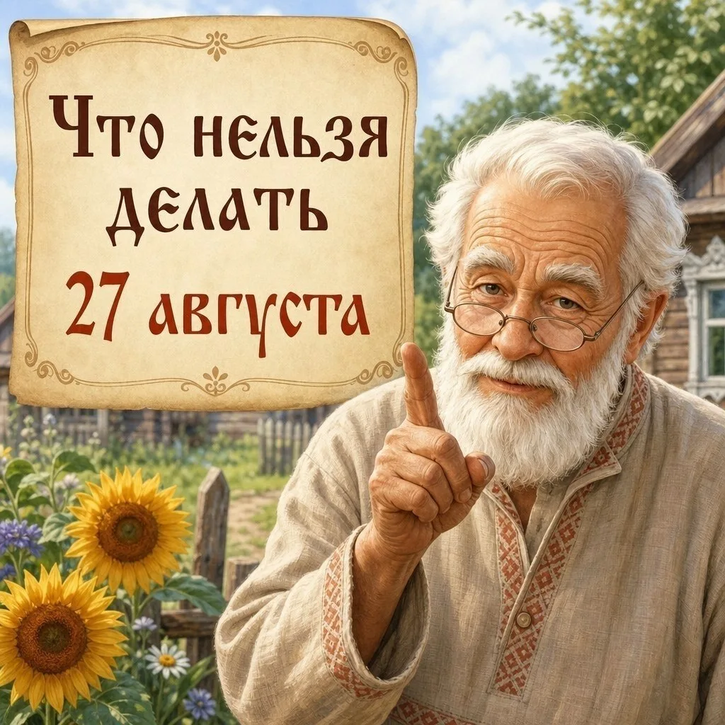 🌿 Что нельзя делать 27 августа