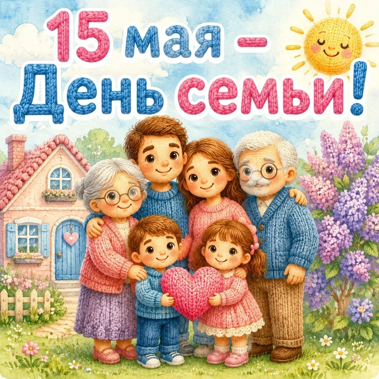 💞15 мая – Международный день семьи! Семья – это главное, что у нас есть.