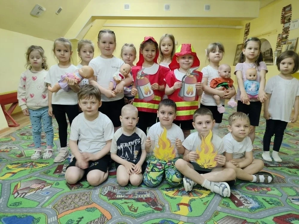📌 В средней группе № 8 прошёл познавательно-развлекательный досуг по пожарной безопасн...