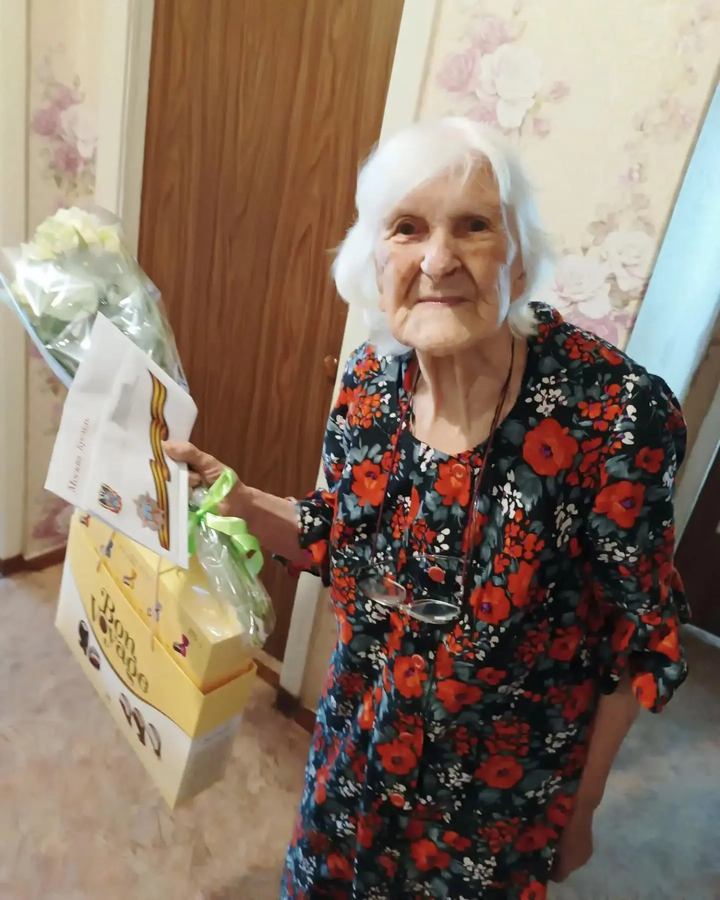 💐 12 августа 2026 года труженик тыла, ветеран труда Сидорова Нина Федоровна получила П...
