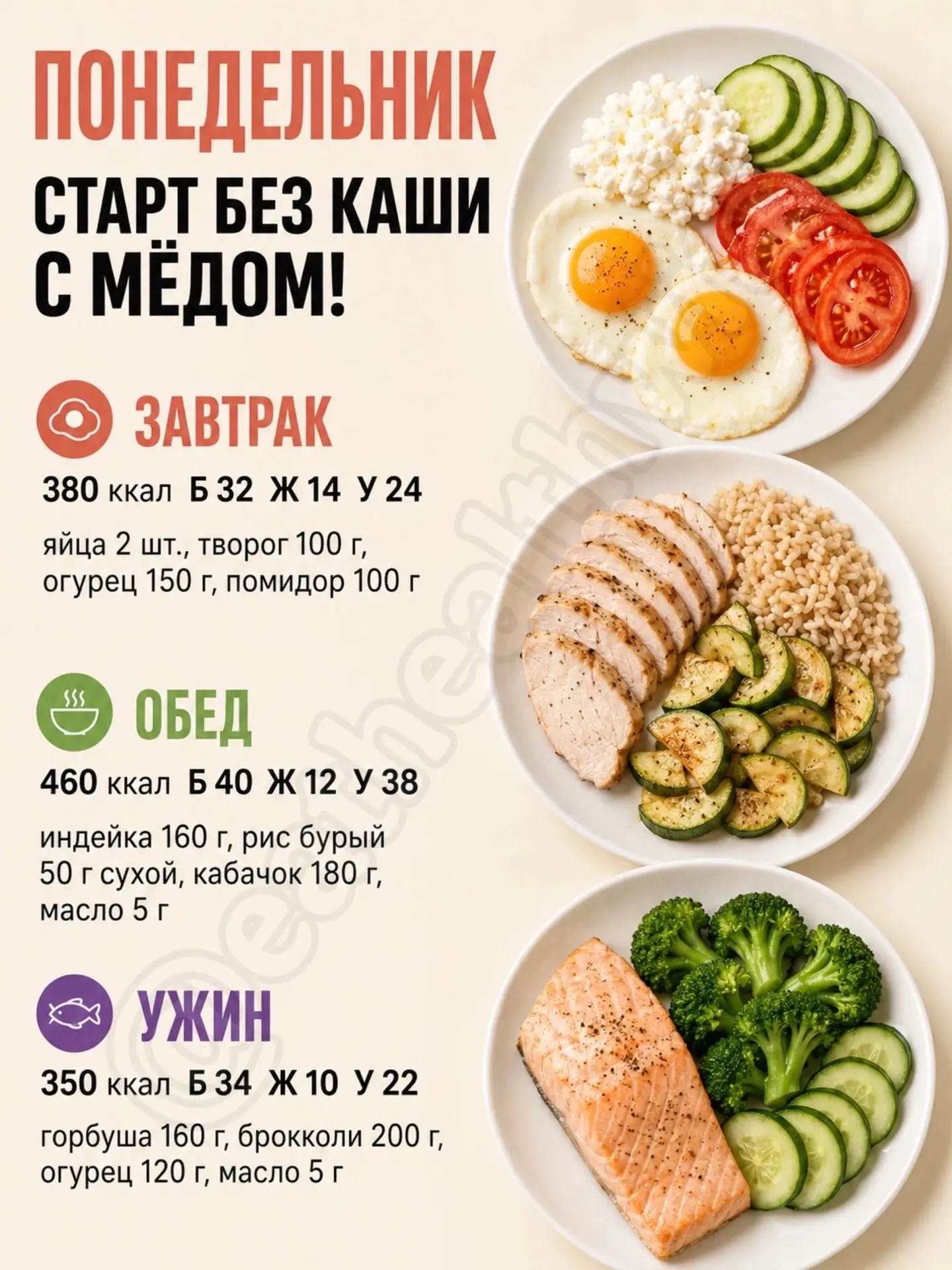 🥗 Неделя становится намного проще, когда заранее есть понятный план питания. Здесь соб...