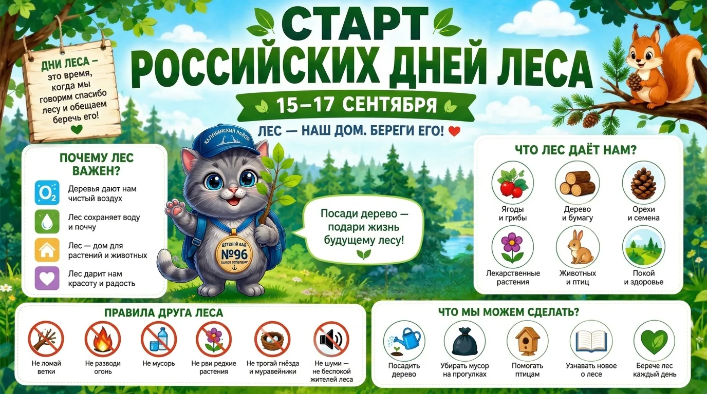 🌲СТАРТ РОССИЙСКИХ ДНЕЙ ЛЕСА!🌳