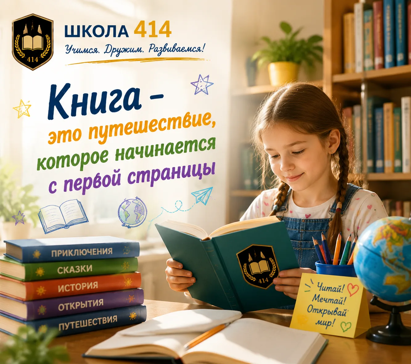 📚 Книга — это путешествие, которое начинается с первой страницы