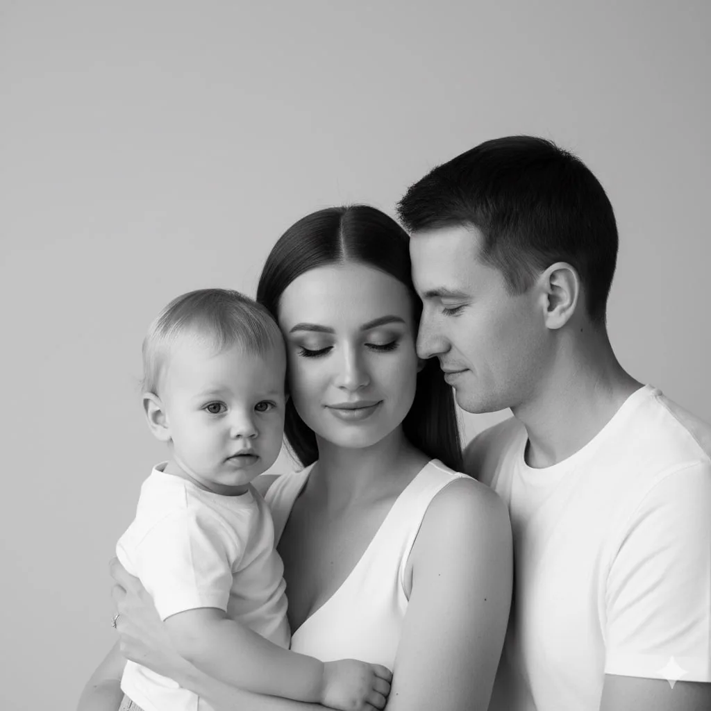 Чёрно-белый портрет 🖤