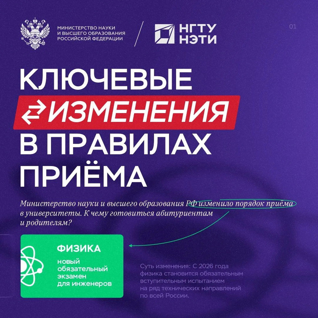 📌Ключевые изменения в правилах приёма – 2026 Минобрнауки РФ изменило порядок приёма в университеты. 