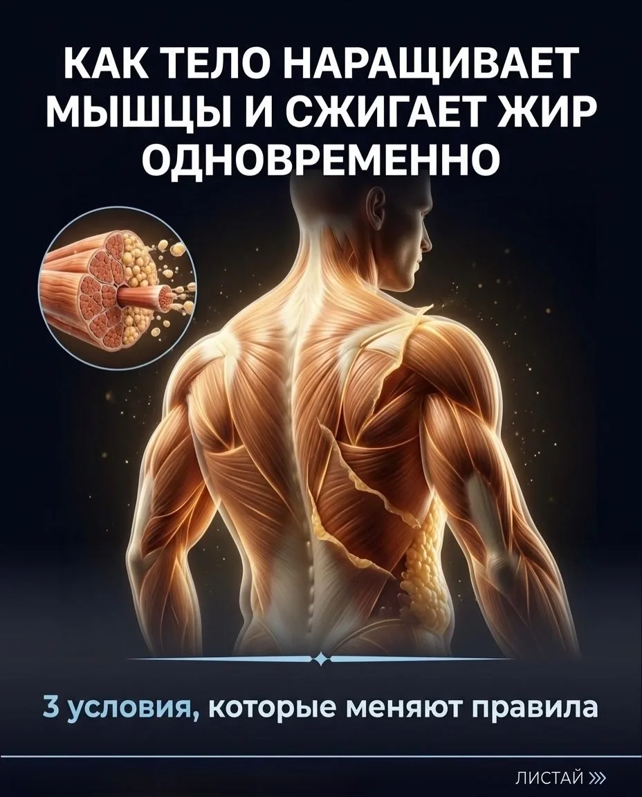 МОЖНО ЛИ ОДНОВРЕМЕННО РАСТИТЬ МЫШЦЫ И ЖЕЧЬ ЖИР