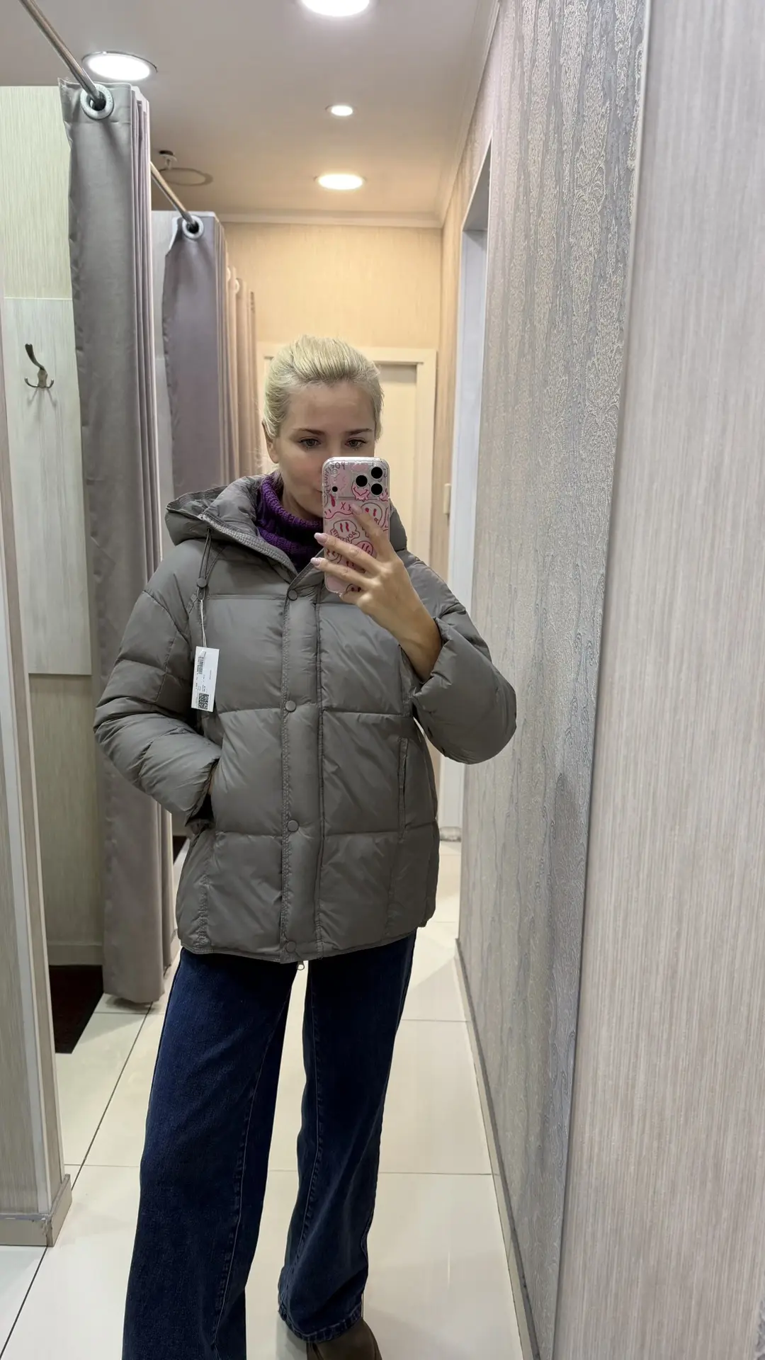 Удлиненная модель пуховичков в трех цветах 🤗
