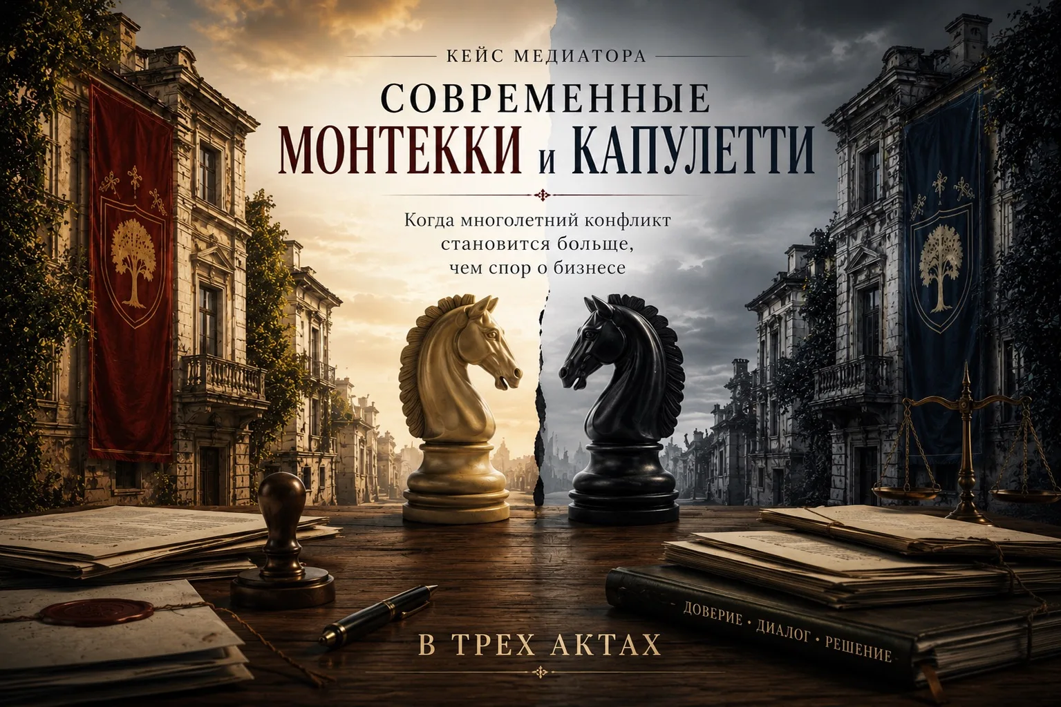 #Кейс_медиация

Современные Монтекки и Капулетти. Или медиация, которая не состоялась. 
⠀
Да, так то