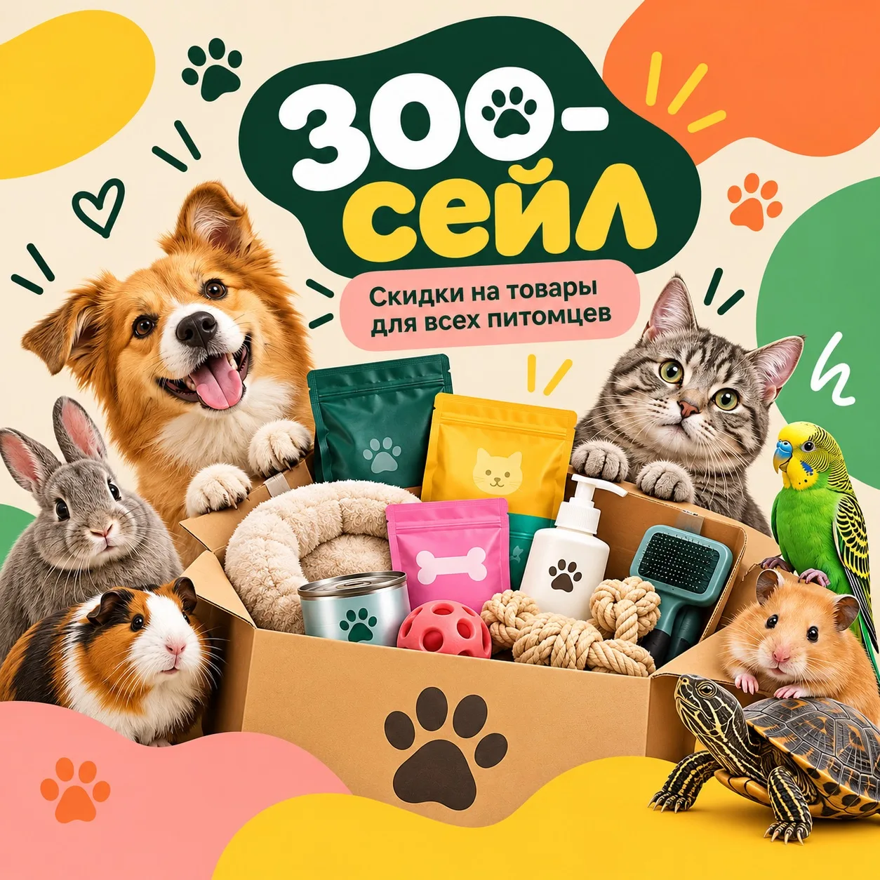Наконец сделали канал со скидками на товары для питомцев! 🐾