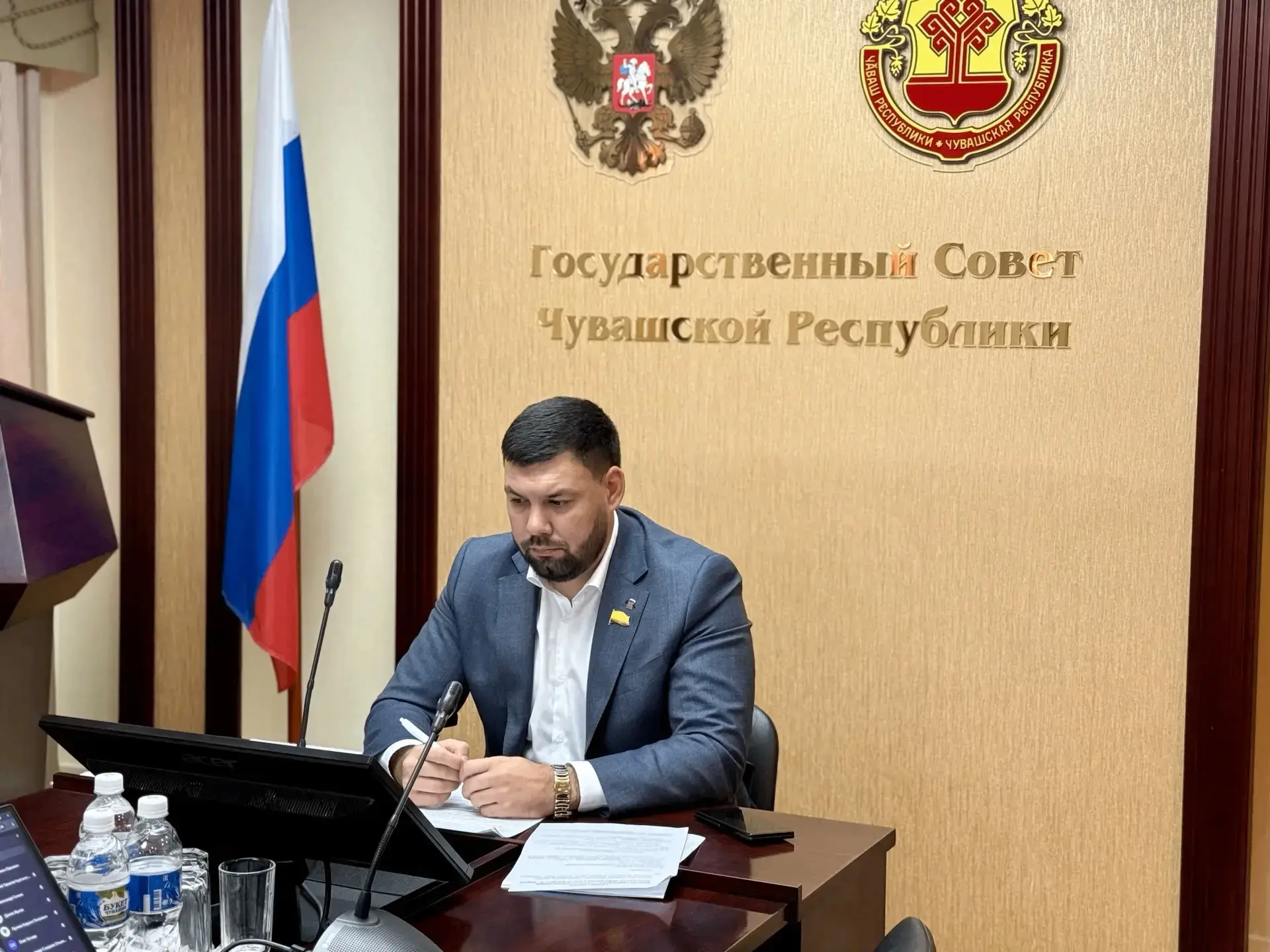 На заседании Комитета Палаты молодых законодателей при Совете Федерации по аграрно-прод...