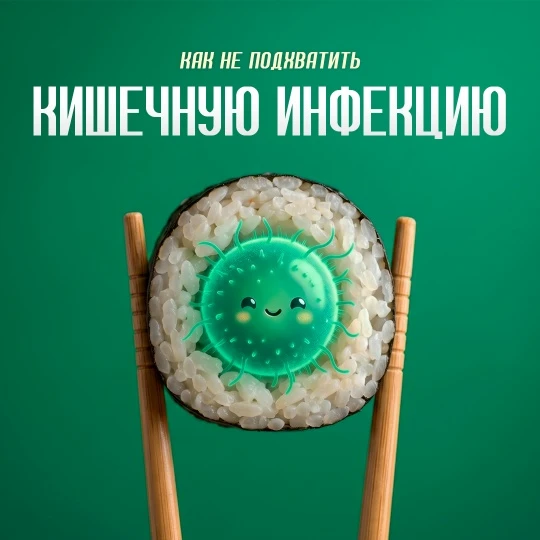 Инфекциям в кишечнике не место! 🦠

Летом возрастает риск пищевого отравления. Съесть непрожаренный 