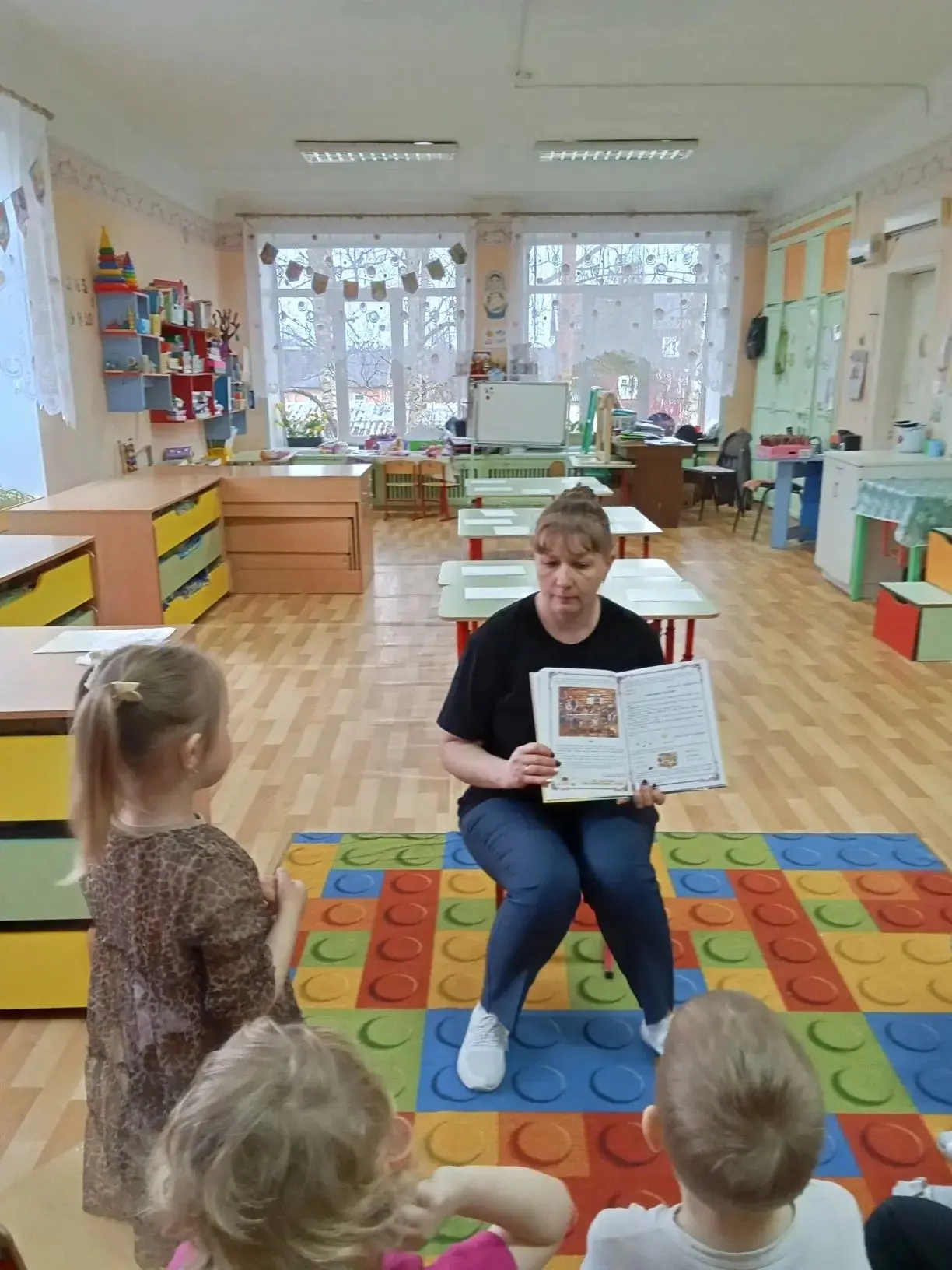 ✨ В старшей группе прошло замечательное занятие по программе "Добрый мир" на тему "Небе...