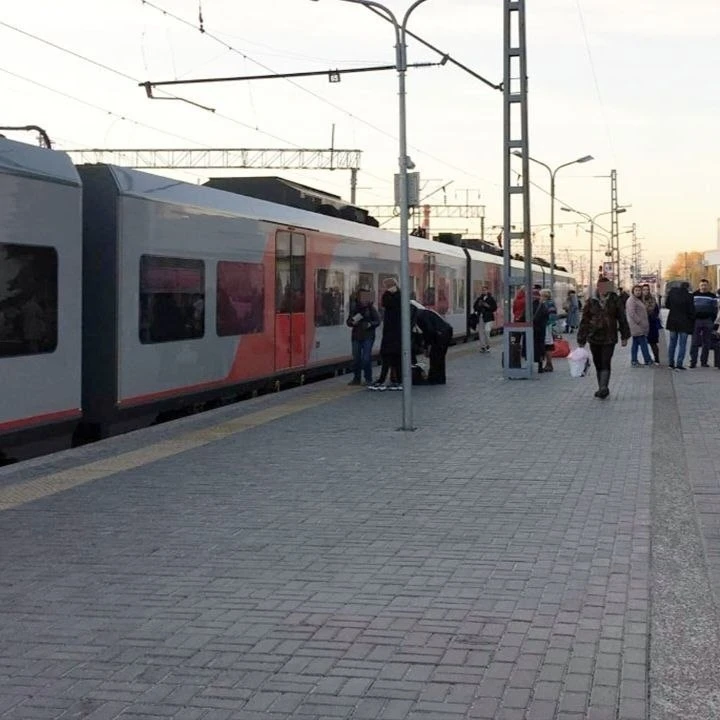 «Ласточка» загорелась на вокзале в Петрозаводске.