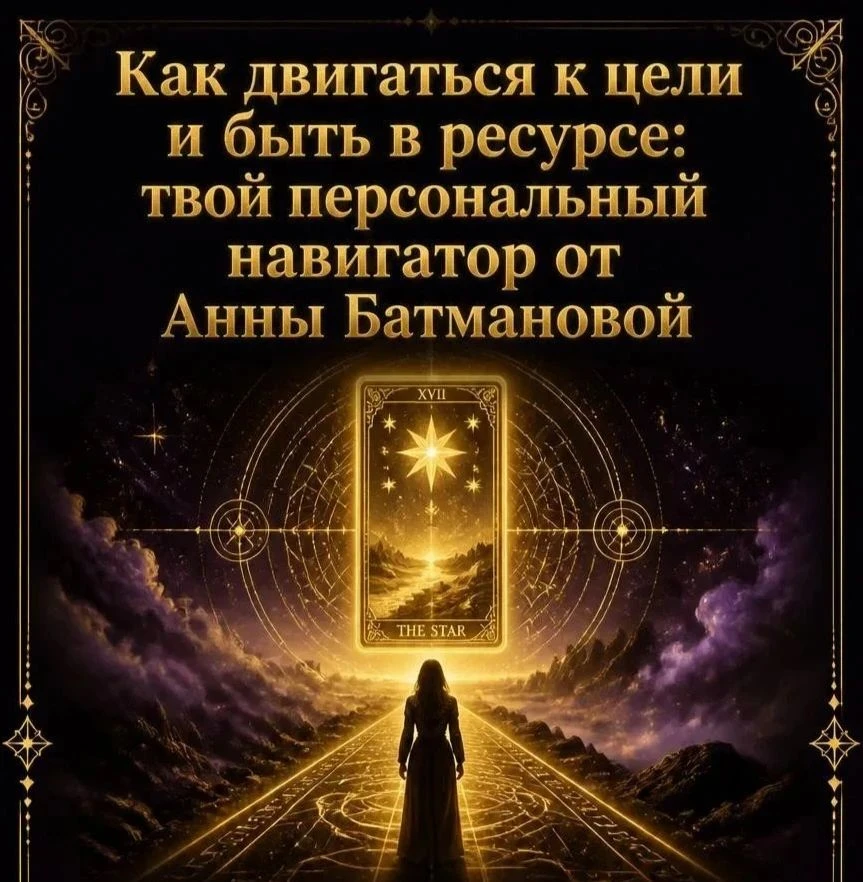 Как двигаться к цели и  быть в ресурсе: твой персональный навигатор от Анны Батмановой