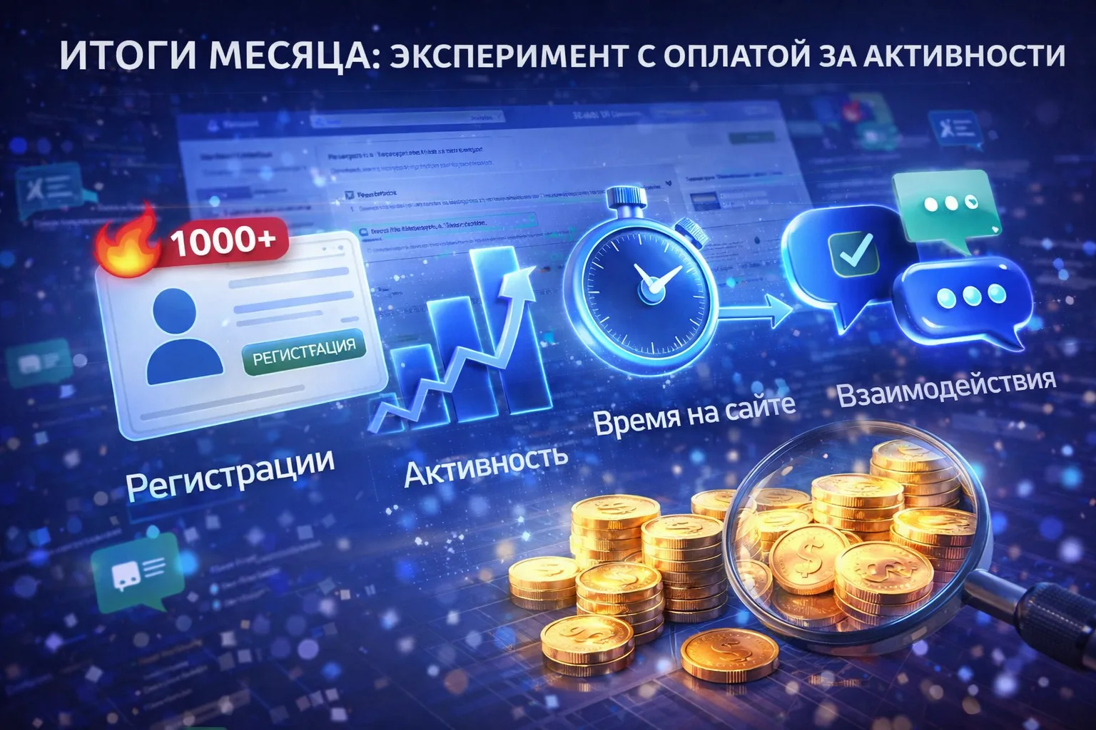 📊 Итоги месяца: эксперимент с оплатой за активности