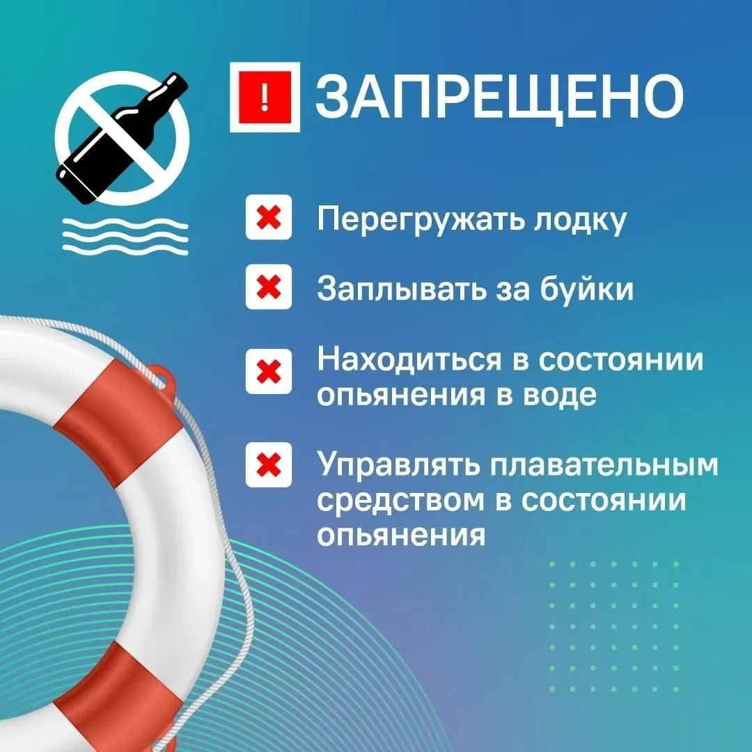 Напоминаем правила поведения у воды