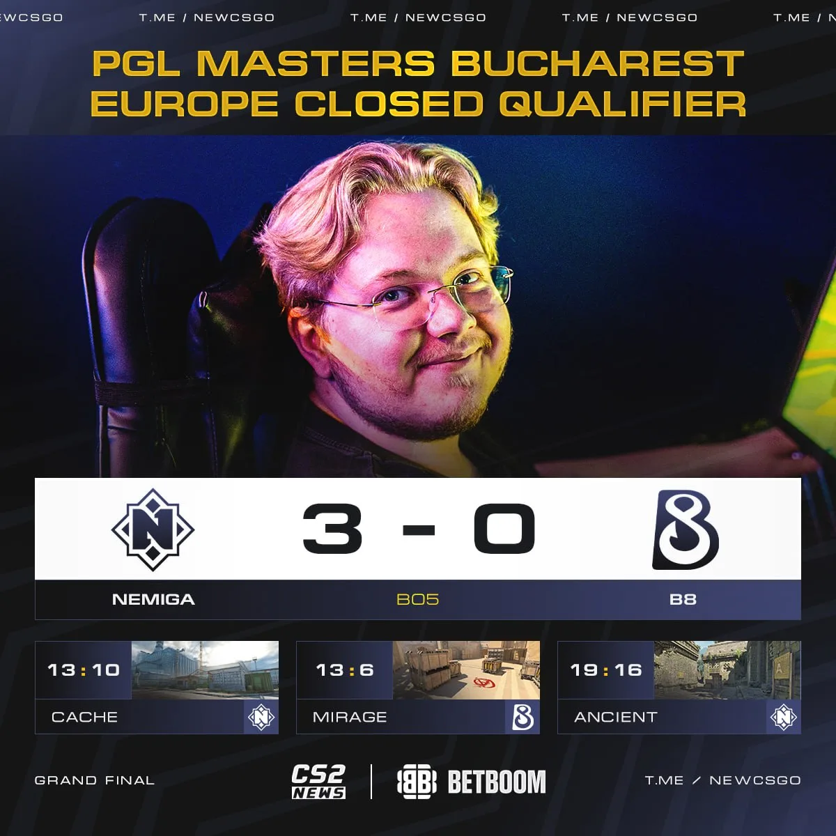 ❗️🇧🇾 NEMIGA ВПЕРВЫЕ С BLAST AUSTIN MAJOR СЫГРАЮТ НА ТИР-1 ТУРНИРЕ!