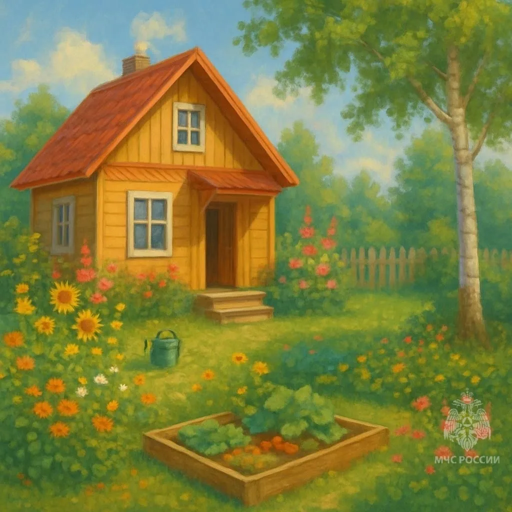 🏡 Безопасность на даче: памятка для всей семьи  Проведение выходных на даче — прекрасная возможность