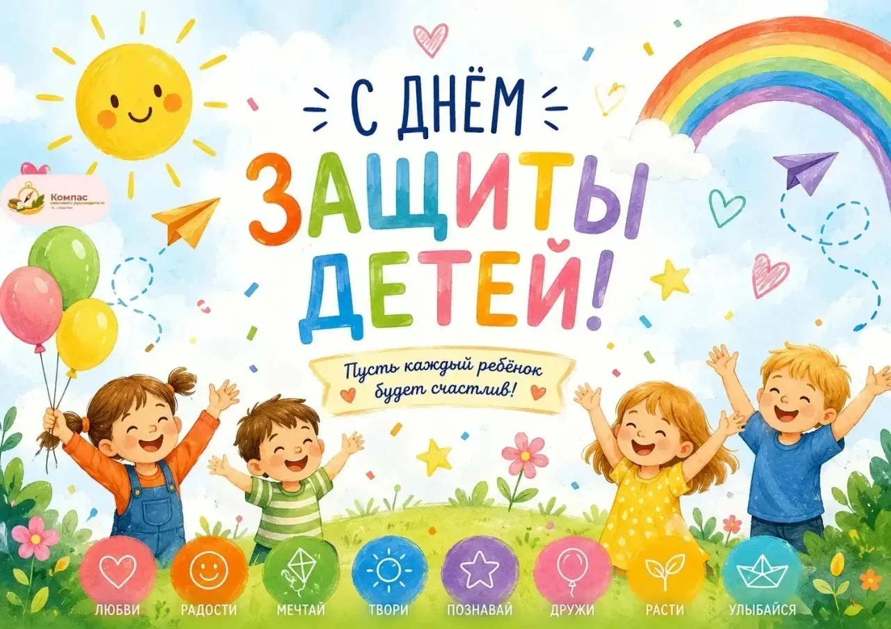 Сегодня отмечается Международный день защиты детей — праздник детства, радости и счастливых улыбок! 