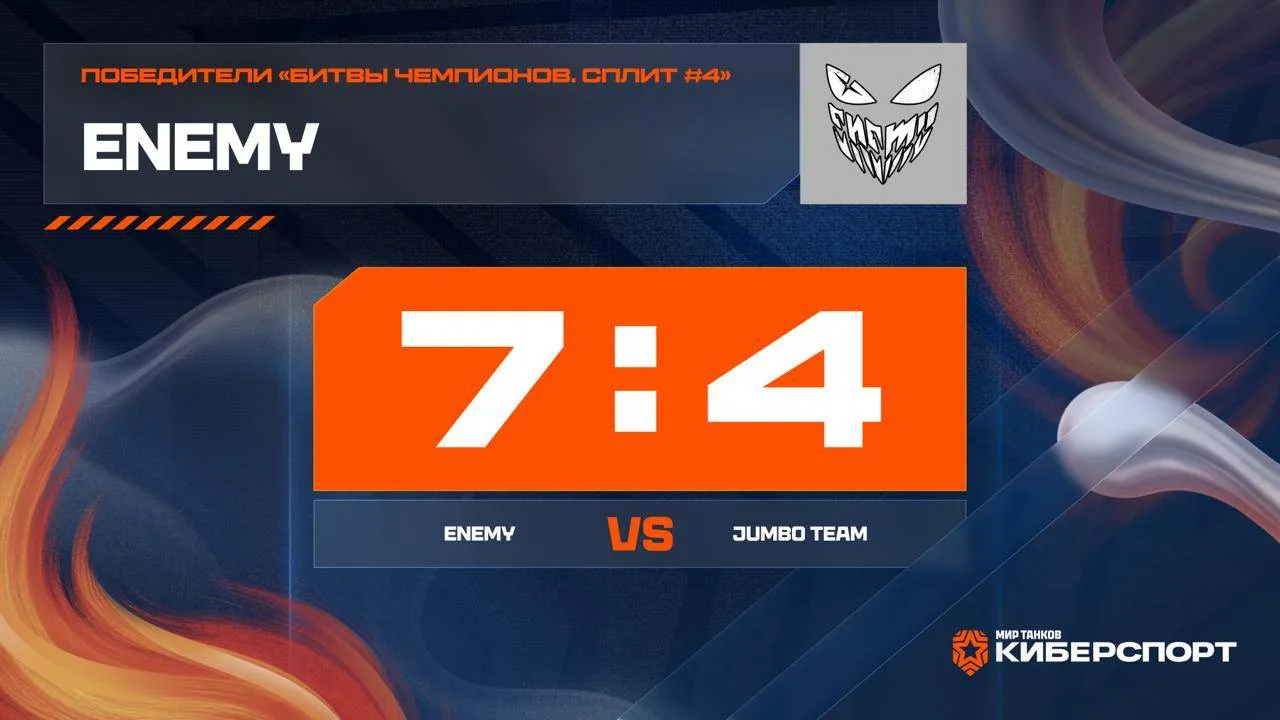 ENEMY — победители «Битвы чемпионов: Сплит #4»!
