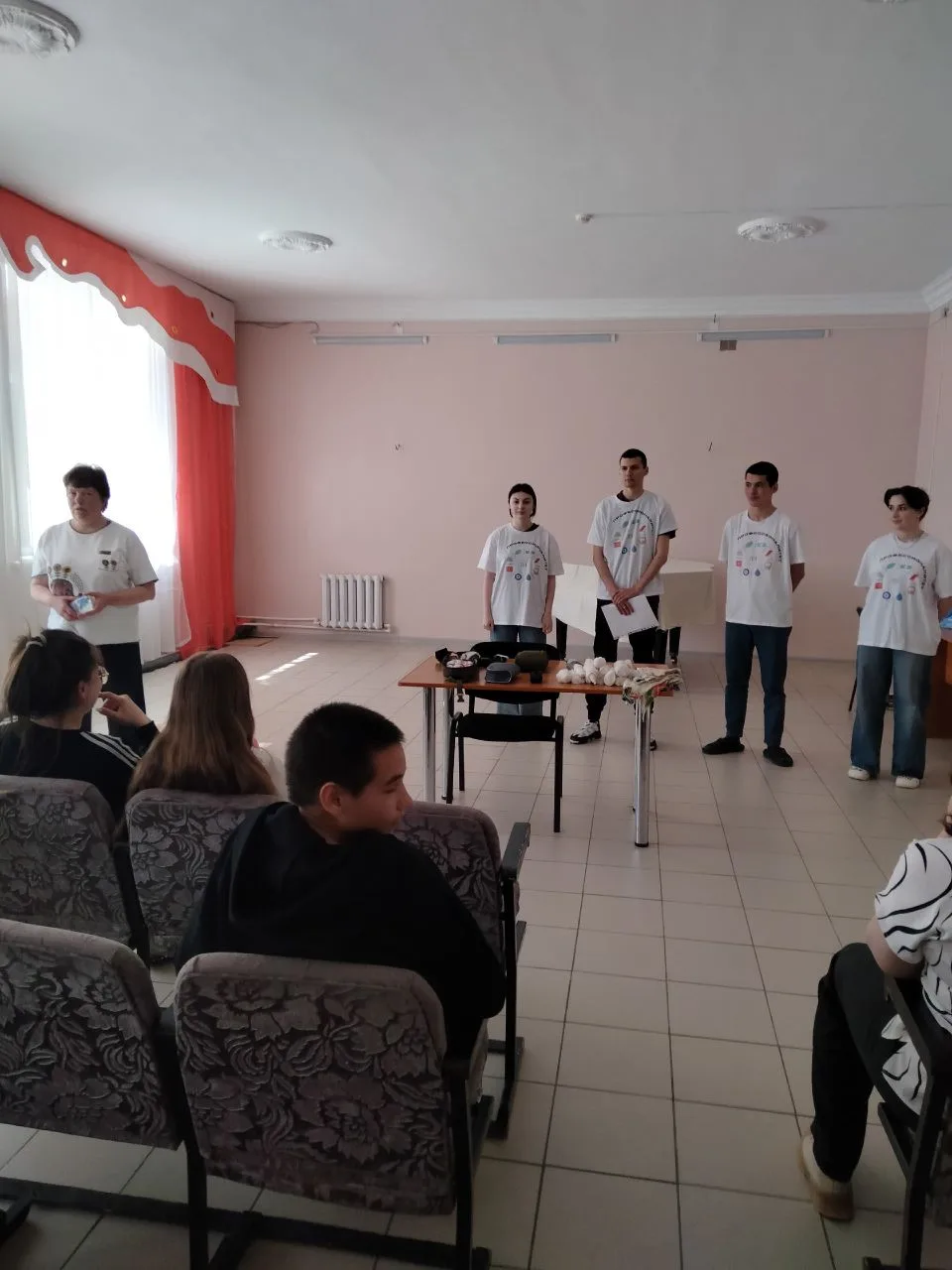 В рамках месячника охраны труда для восьмиклассников санаторной школы-интернат, сотрудников Централь