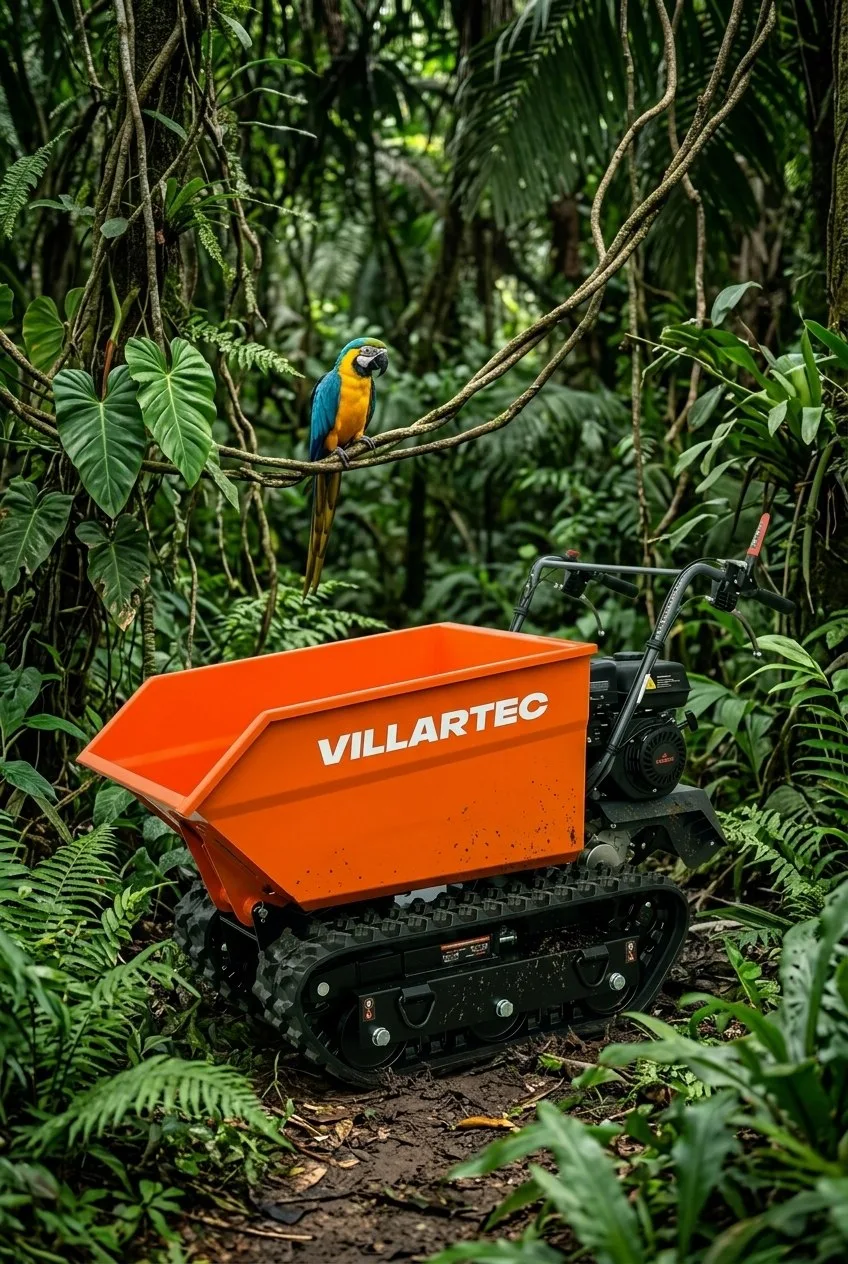🐒 Гусеничный думпер VILLARTEC и в Африке гусеничный думпер VILLARTEC – мощный, проходи...