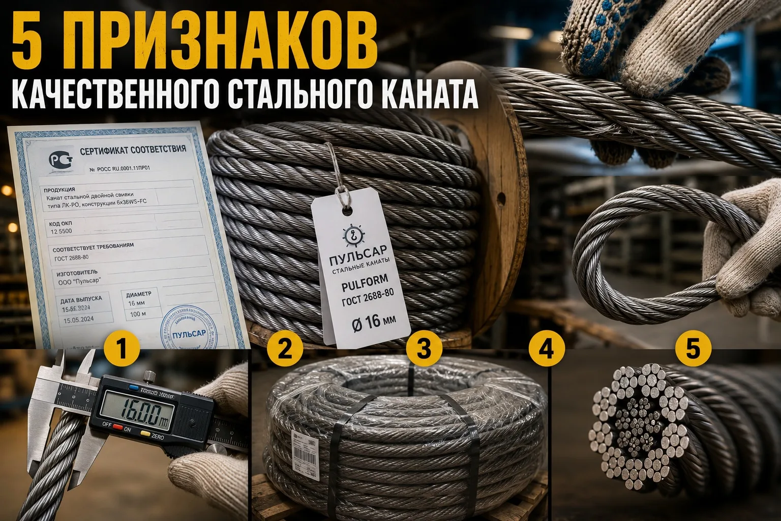 Друзья, выбор каната — дело ответственное.