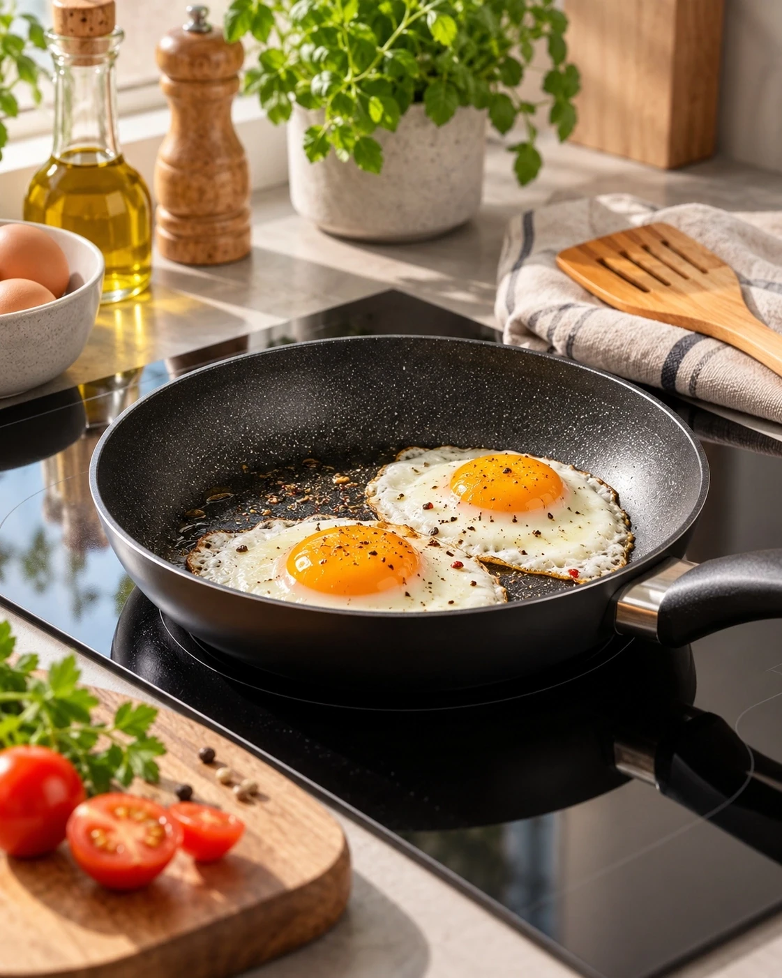 🍳 Новая сковорода, а еда уже пригорает?
