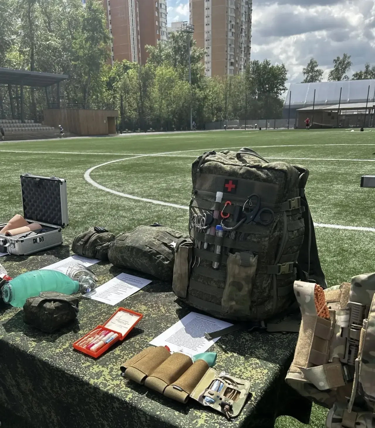 Юнармейский отряд «Беркут» школы № 1 МОК принял участие в городском этапе военно-патриотической игры