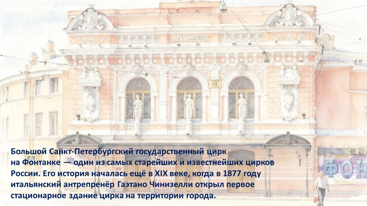 Группа "Солнышко" приглашает нас на веселую экскурсию по  Цирку на Фонтанке.