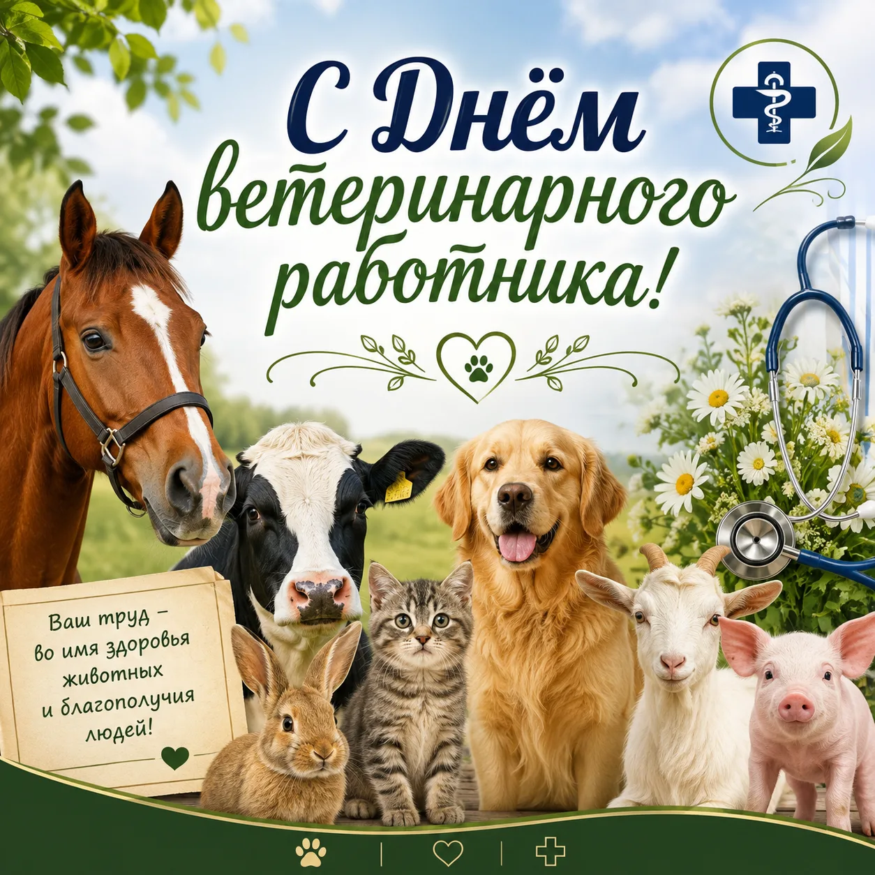 С Днём ветеринарного работника России!