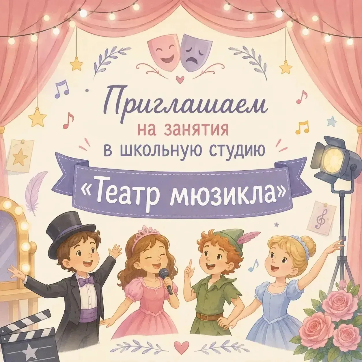 Школьный театр — это удивительное пространство, где каждый ребёнок может раскрыть свои ...