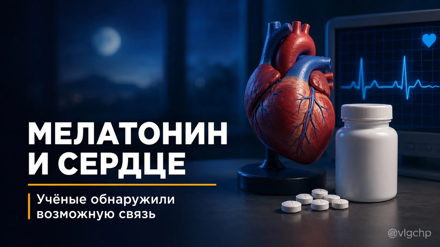 Мелатонин под вопросом: учёные обнаружили связь с риском для сердца