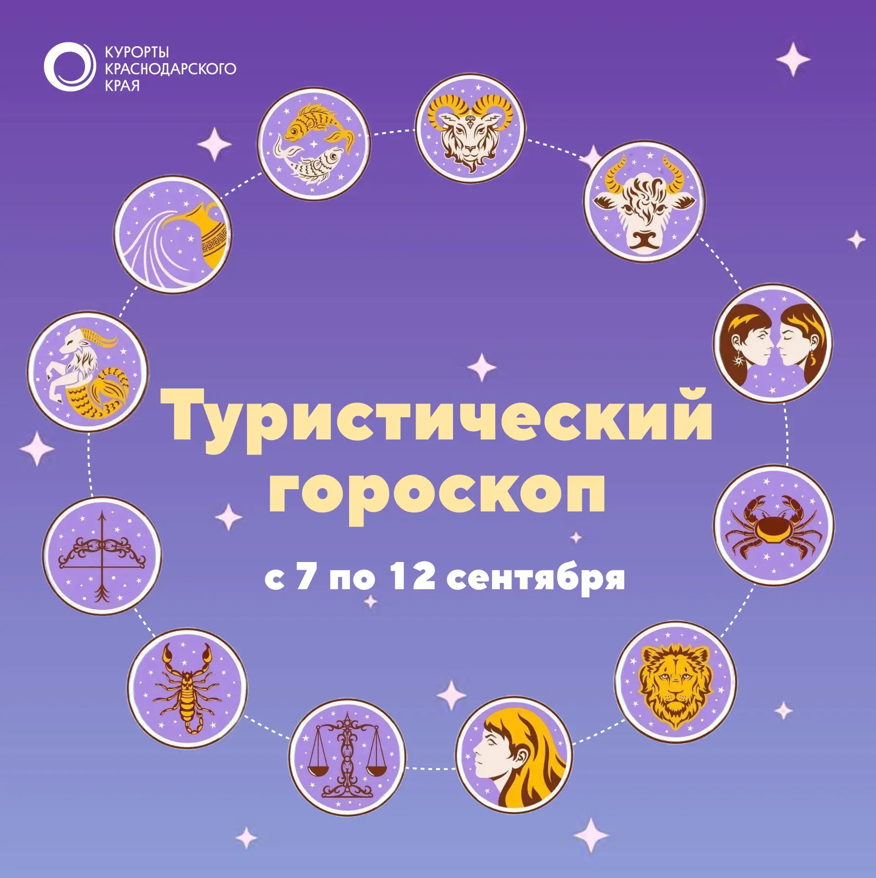 Составили для вас наш традиционный Туристический гороскоп 🌠