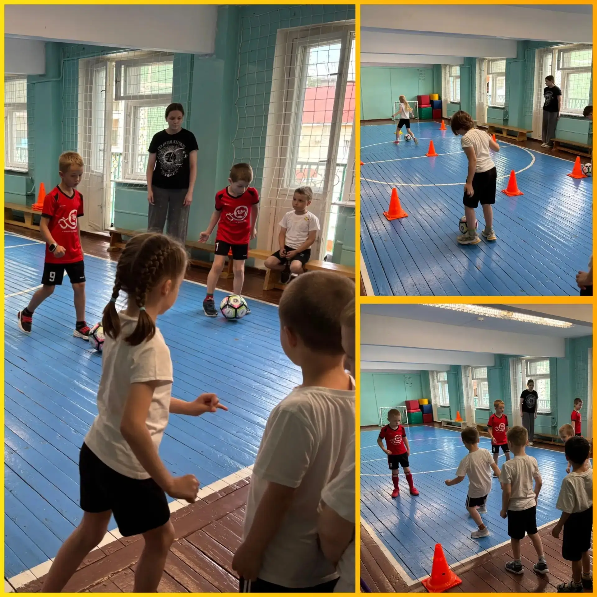 ⚽️ В нашем детском саду зажглись новые футбольные звезды! 🌟 
Сегодня наши ребята превратились в нас