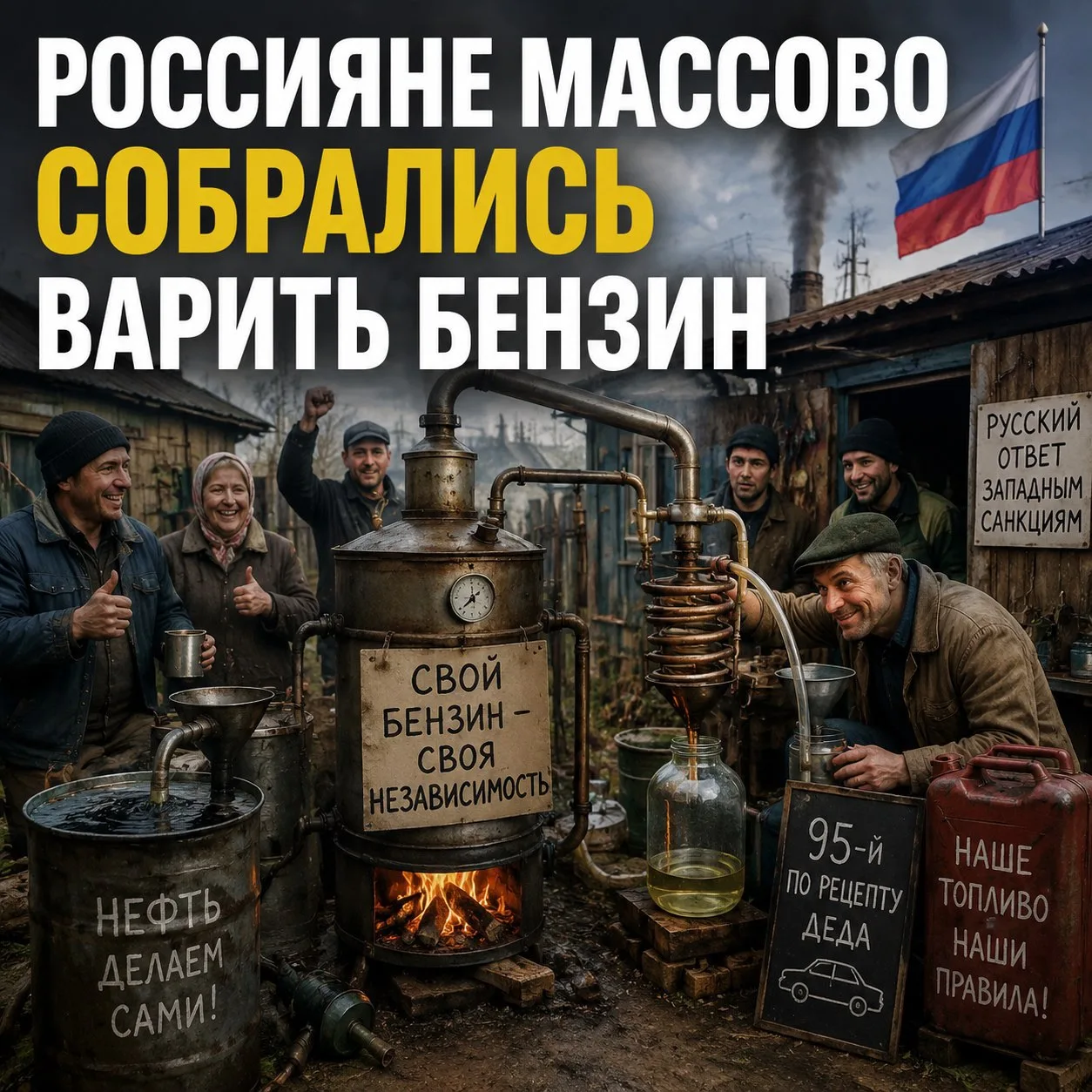 Россияне массово собрались