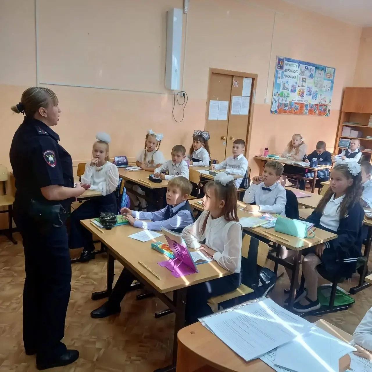 🚓В преддверии летних каникул в нашей школе состоялась важная профилактическая встреча ...