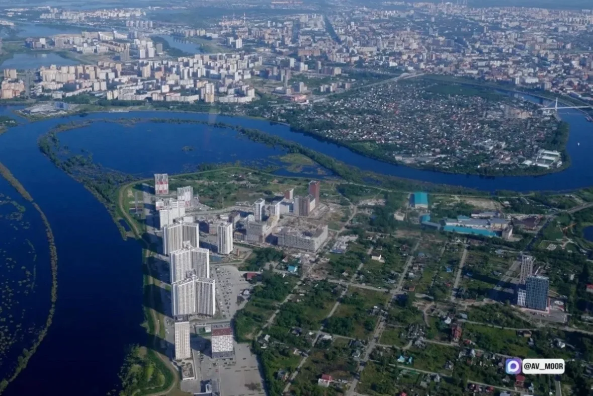 В Тюмени вновь объявили штормовое предупреждение из-за подъема воды в Туре