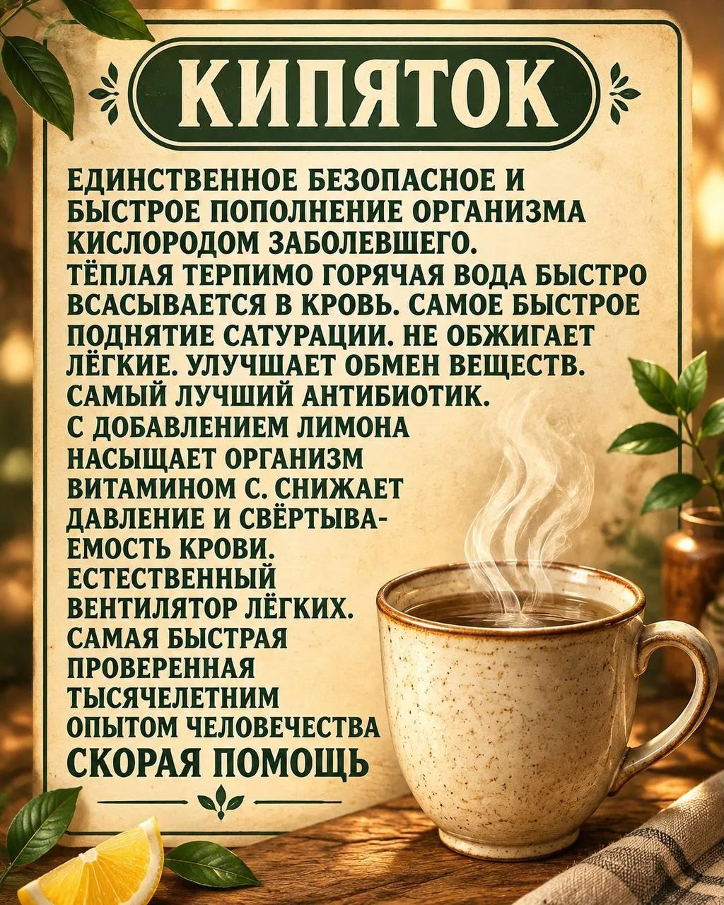 Помощь кипятком 💧