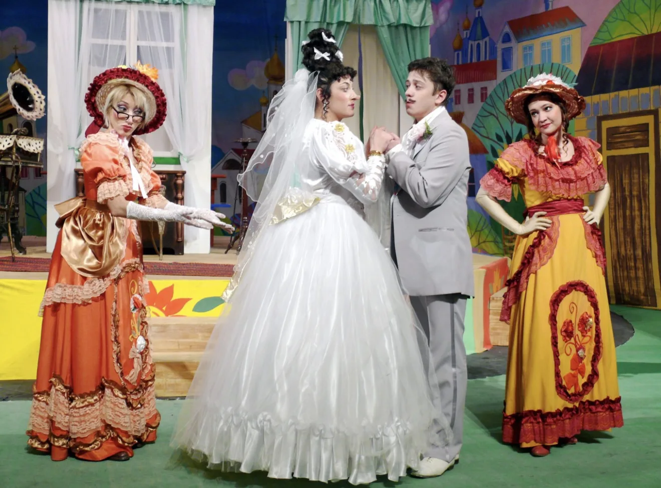 Уважаемые зрители!                 

🎭Сегодня играем спектакль «За двумя зайцами».                 
