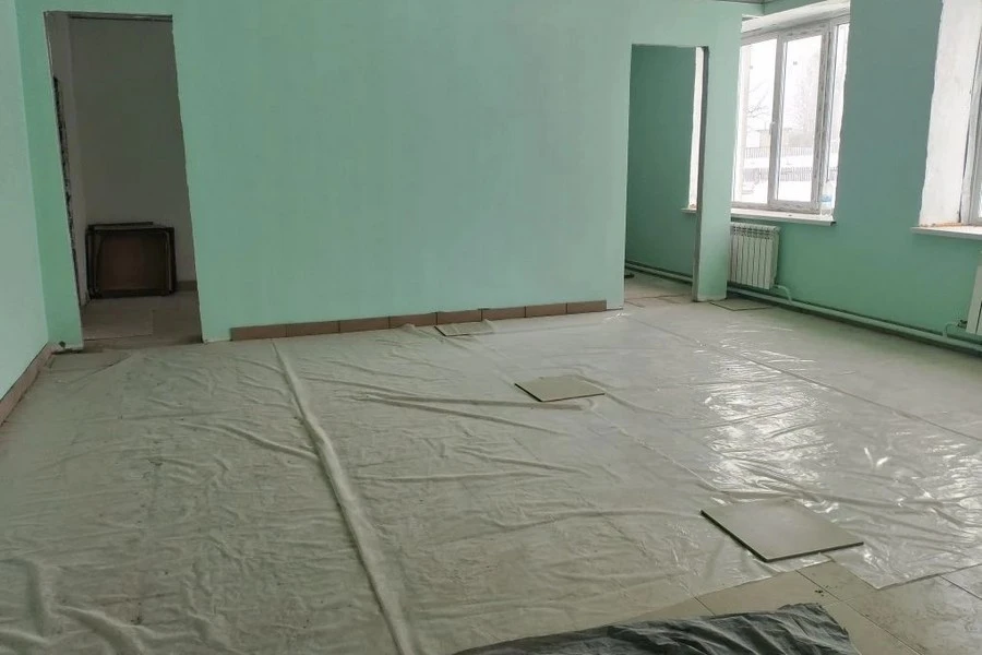 ⚒Полным ходом идут работы по капитальному ремонту Токтарсолинской основной общеобразовательной школы