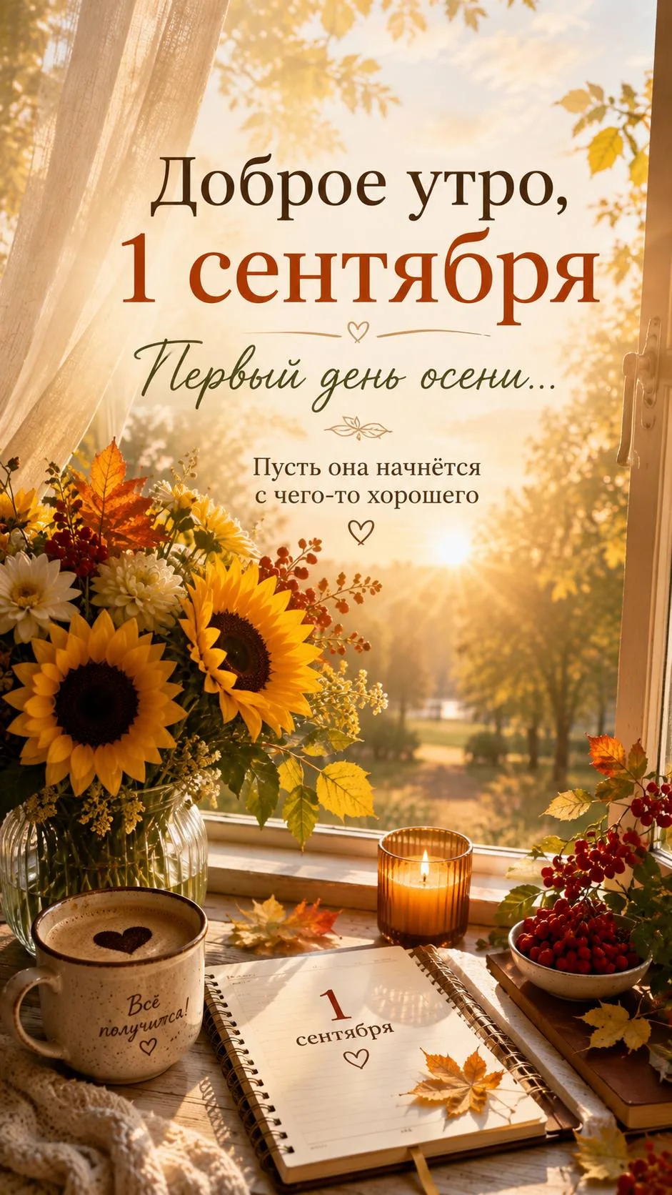 🍁С первым днём осени, ребятки🍂!