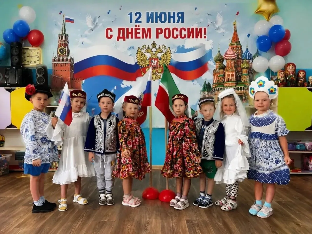 🇷🇺 Маленькие патриоты Татарстана: как детские сады празднуют День России