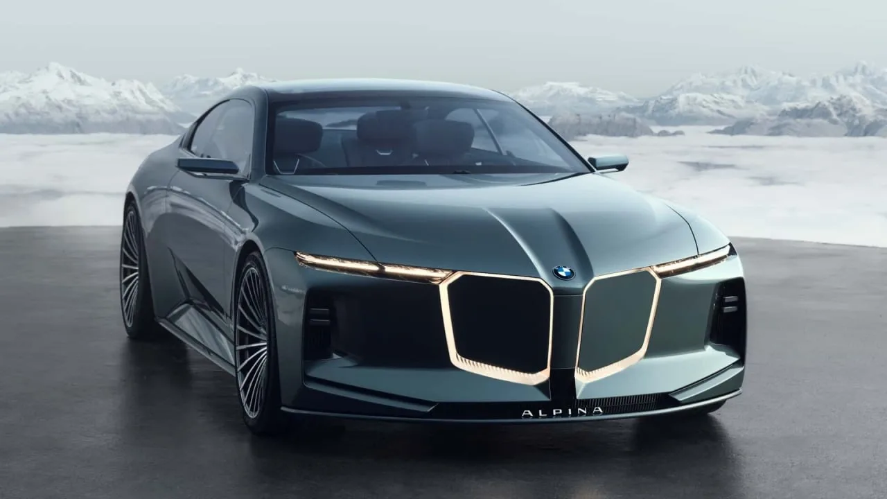 Акулий нос и ноздри с подсветкой: BMW показала топовый Vision Alpina. Как вам?  Это первая модель, с