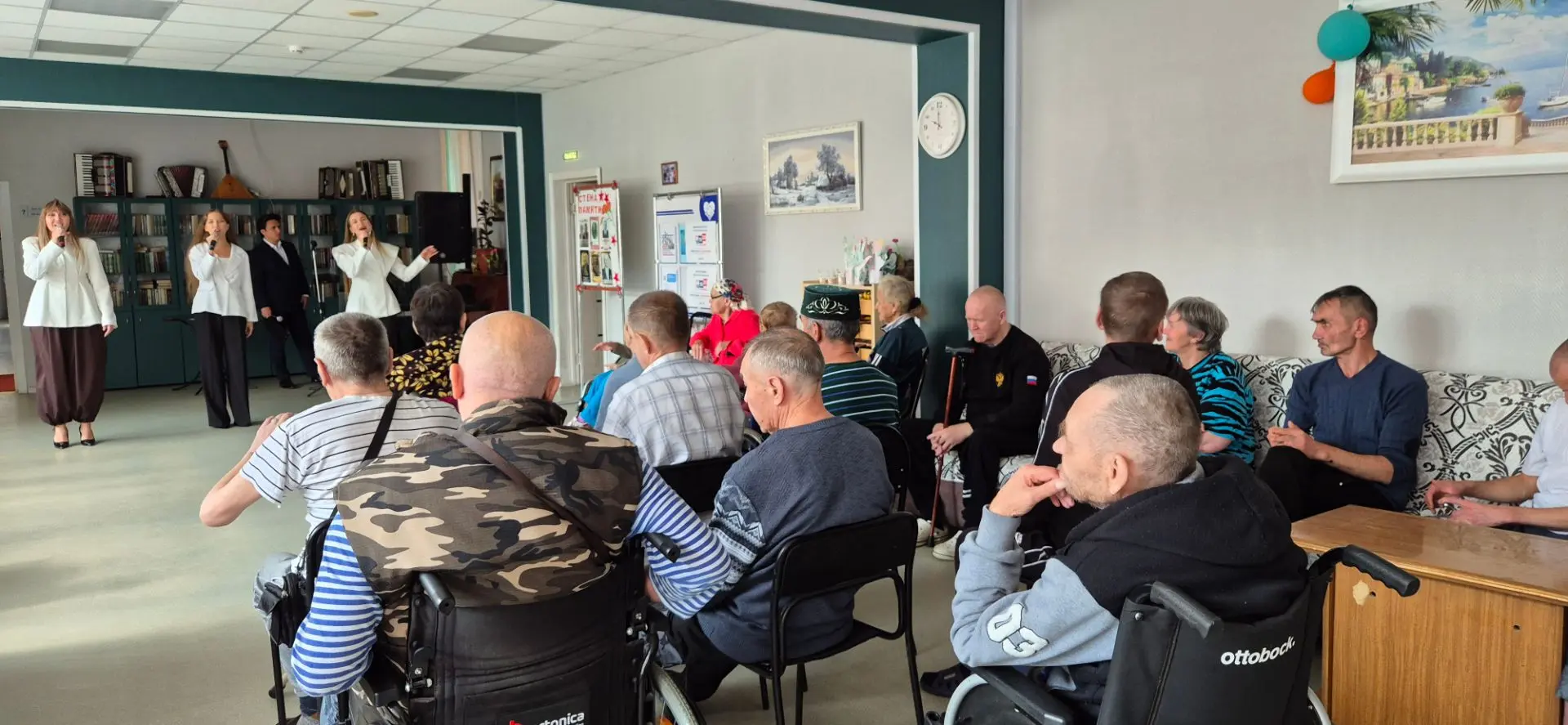 В рамках Года воинской и трудовой доблести наш Дом-интернат с концертной программой пос...