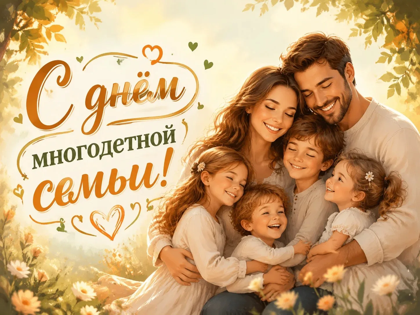 Поздравляю все многодетные семьи нашего округа!