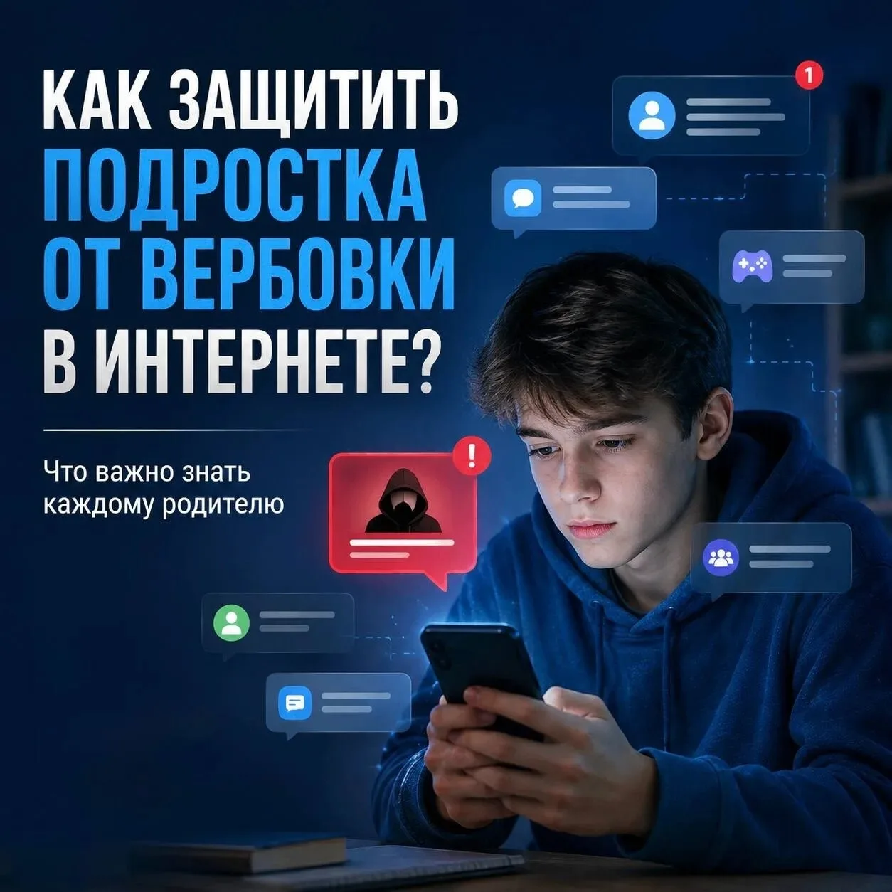 Вербовка в интернете не всегда начинается с угроз. Часто сначала подростку предлагают д...
